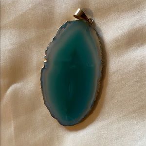 Green stone pendant